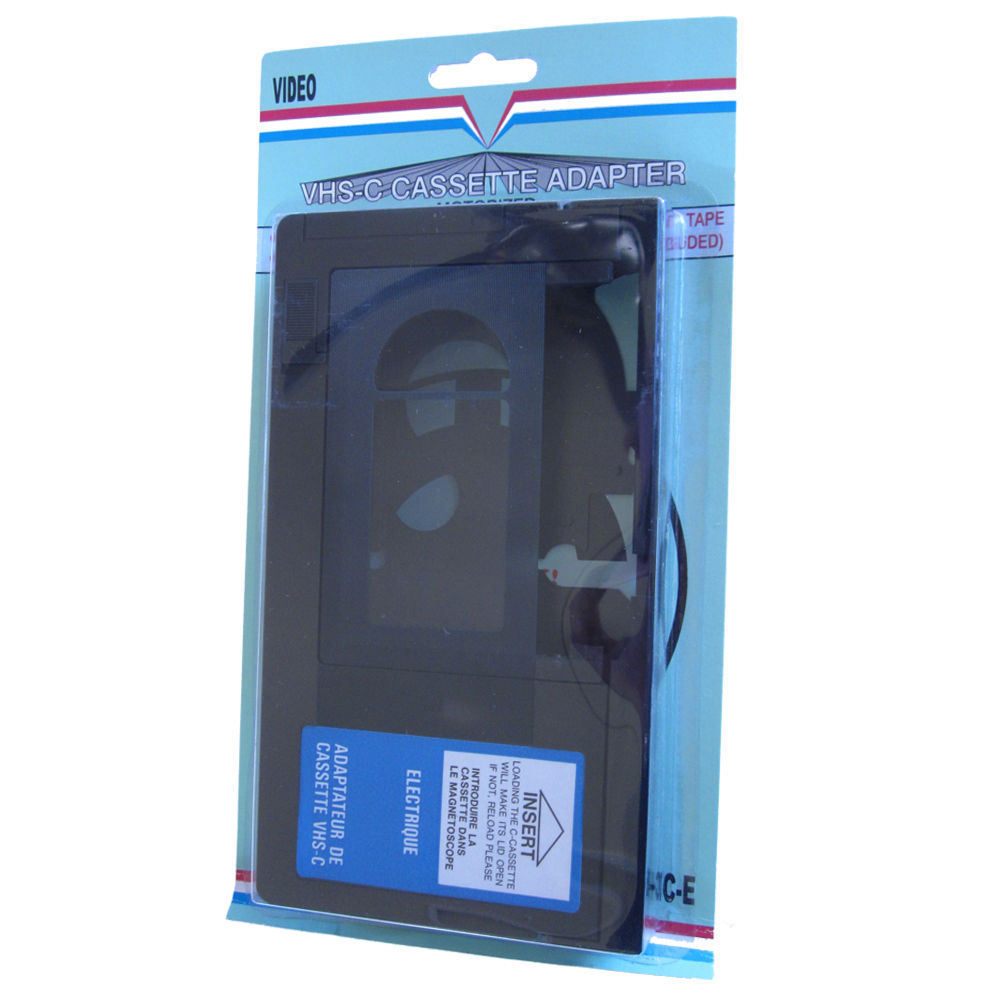 Motorised Cassette Adaptor VHSC VHSC to Standard VCR Easy to use, Fast
