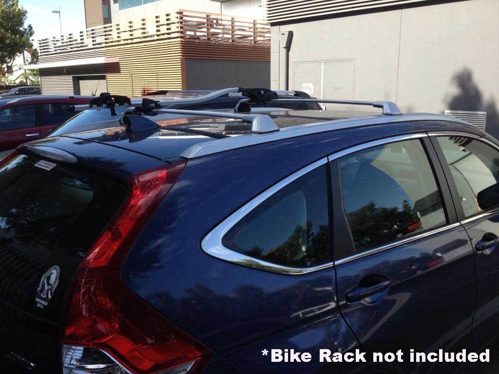 2012 2016 HONDA CRV ROOF RACK CROSS BAR PAIR SILVER BOLTON CARRIER