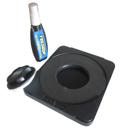 CD DVD Cleaning Kit with Cradle, Fluid and Cleaning Pad
