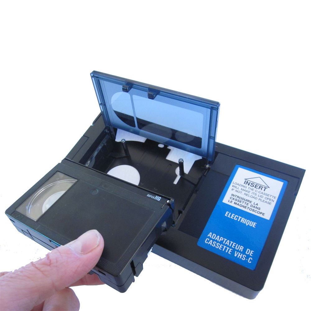 Motorised Cassette Adaptor VHSC VHSC to Standard VCR Easy to use, Fast