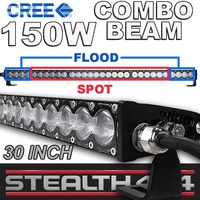 STEALTH 30 Inch 150W Slim Line Light Bar 30 x 5W CREE Combo LED 4x4 4WD Work 