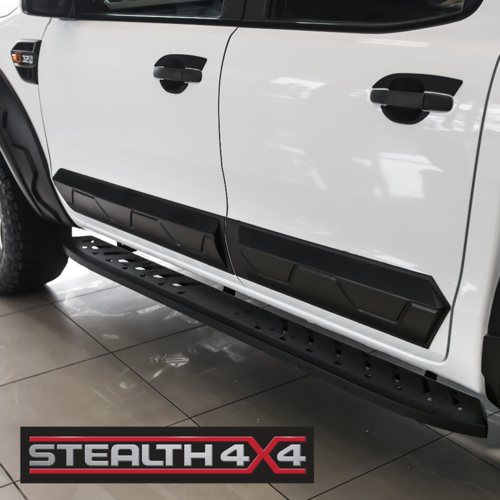 Stealth Toyota Hilux Side Step Running Board Pair with Brackets 2005-2014