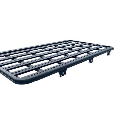 Low Profile Aluminium Roof Rack fits Toyota LandCruiser Prado 120 Series Black