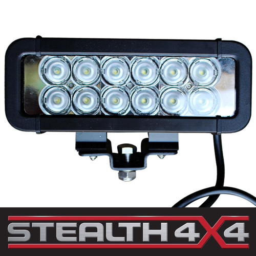 STEALTH 8 inch 36W Light Bar 12 x 3W CREE LED 4x4 Auto Driving Bright Flood