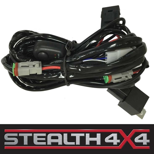 Wiring Harness Loom 12V 60A Relay Switch for LED Light Bar Spot Light